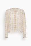 Ulla Johnson Tops Nour Blouse in Pale Lilac