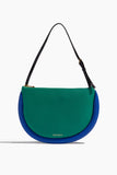 JW Anderson Shoulder Bags The Bumper Moon Shoulder Bag in Bright Green/Cobalt