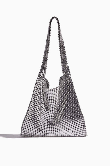 Paco Rabanne Shoulder Bags Pixel Hobo Bag in Silver