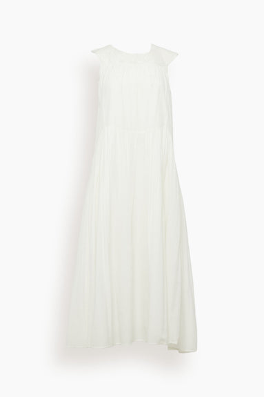 Gres Dress in White