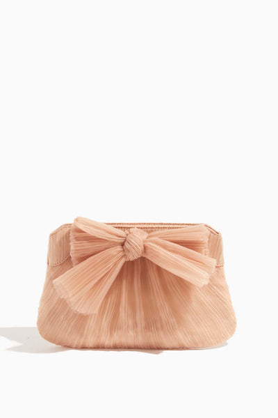 Rayne Pleated Frame Clutch with Bow in Beauty