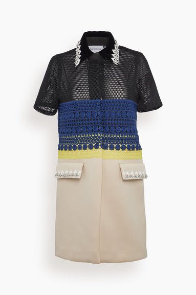 Embellished Bantu Coat in Multi Color
