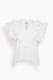 Dabir Top in White