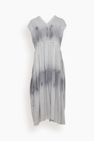 Raquel Allegra Dresses Daydream Dress in Silver Tiger Tie Dye