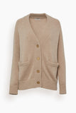 Oversized Cardigan in Taupe