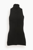 Proenza Schouler Tops Cotton Rib Sleeveless Tank in Black Proenza Schouler Cotton Rib Sleeveless Tank in Black