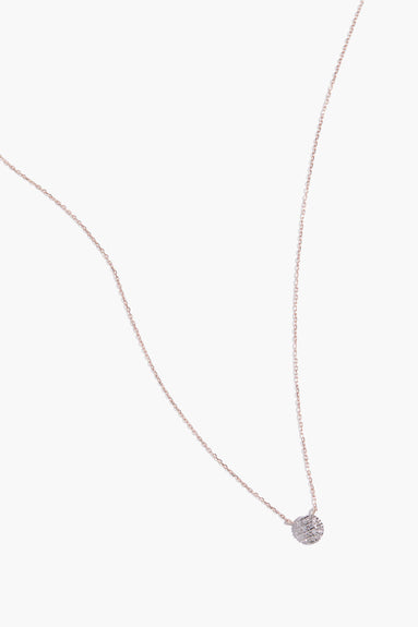 Dana Rebecca Necklaces 16" Lauren Joy Mini Disc Necklace in 14k Rose Gold