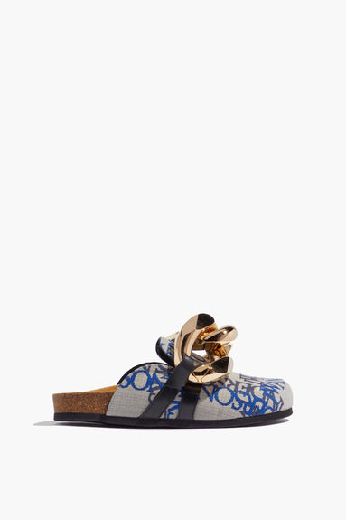 JW Anderson Shoes Loafers Chain Loafer in Beige/Blue