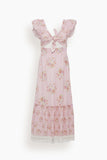 LoveShackFancy Dresses Emeka Dress in Berry Picnic