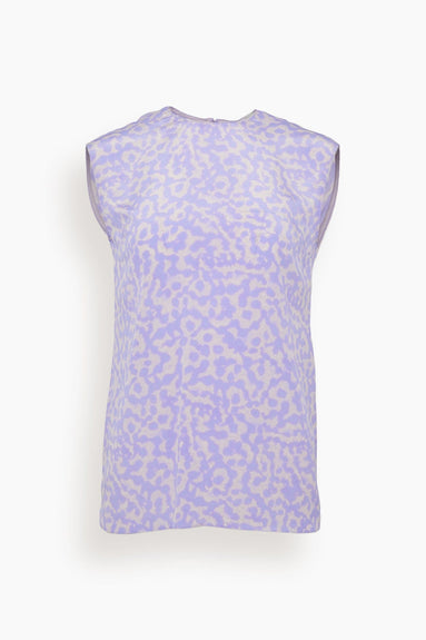 Stella McCartney Tops Sleeveless Crew Top in Lilac