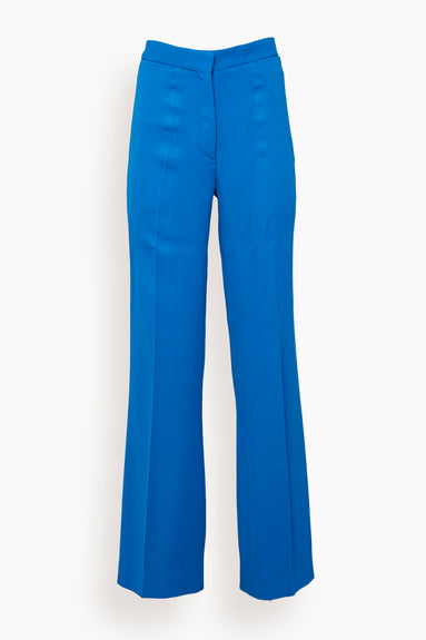 Tailored Twill Trousers in Jewel Blue