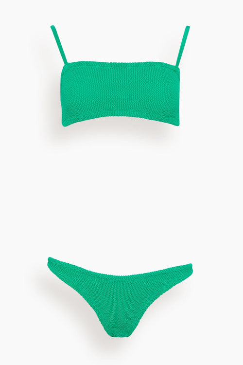Hunza G Swimwear Gigi Bikini in Emerald