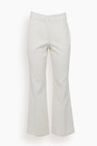 Cropped Corette Pant in White