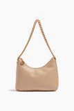 Stella McCartney Handbags Shoulder Bags Mini Zip Shoulder Bag in Butter Cream