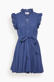 Leanna Dress in Blu Capri