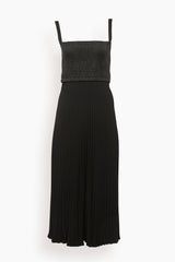 Proenza Schouler White Label Pleated Tank Dress in Black