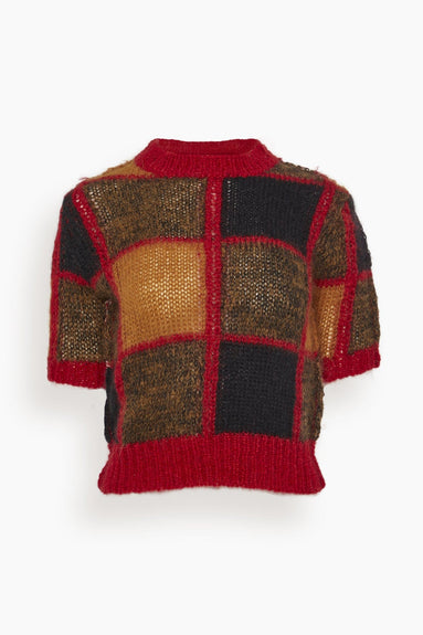 Marni Sweaters Roundneck Sweater in Tulip