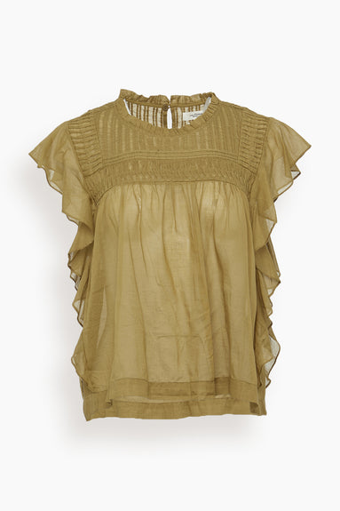Layona Top in Khaki