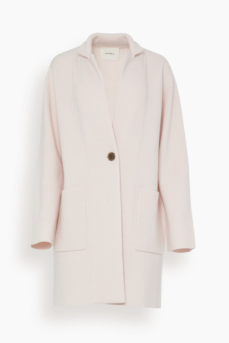 Lisa Yang Anni Coat in Soft Pink – Hampden Clothing