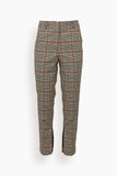 Dorothee Schumacher Pants Modern Heritage Pant in Bonotto Check Orange