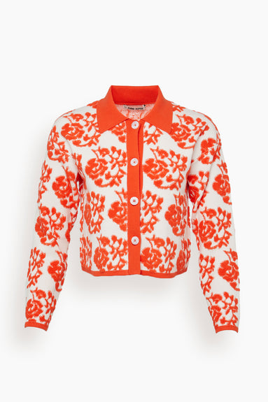 Piero Cardigan in Grapefruit