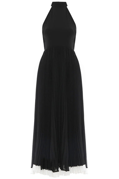 Zimmermann Clothing Sunray Picnic Dress in Black/Pearl