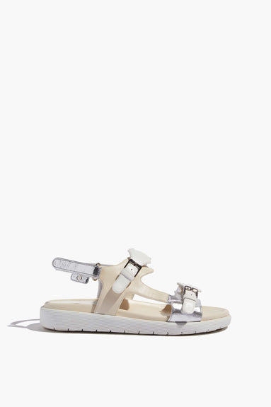 Laurence Dacade Sandals Daisy Sandal in Multico White