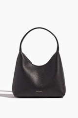 Mansur Gavriel Twist Bucket Bag in Black/Flamma – Hampden Clothing