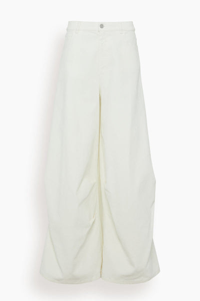 Trouser in Lily White