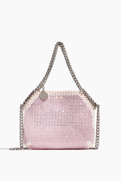 Falabella Crystal Mini Shoulder Bag in Rose