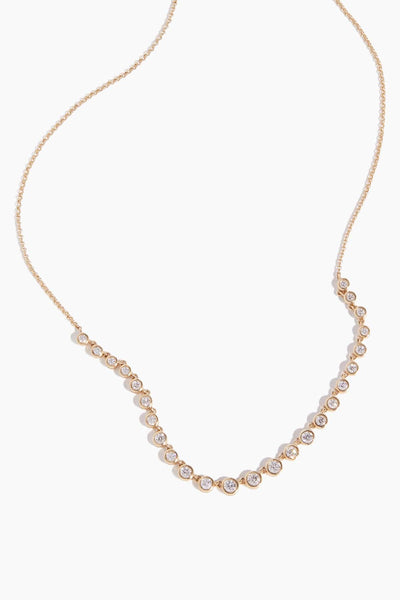 25 Bezel Diamond Necklace