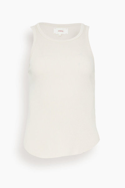 Ribbed Stretch Knit Tank Top