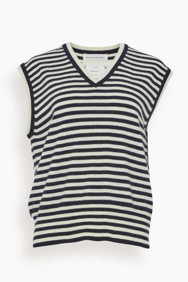 Extreme Cashmere Tops Spencer Top in Breton