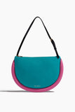JW Anderson Shoulder Bags The Bumper Moon Shoulder Bag in Turquoise/Bubblegum Pink