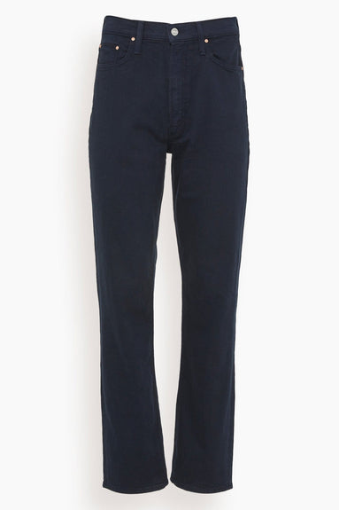 MOTHER Pants High Waist Study Skimp Jean in Blue Graphite