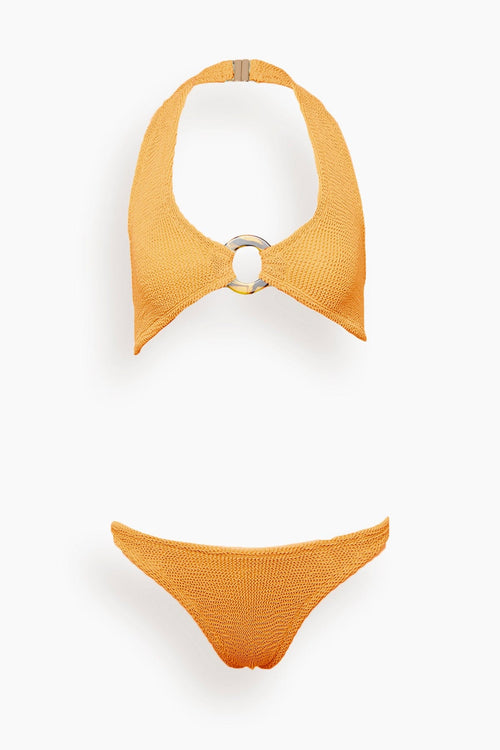 Hunza G Swimwear Coco Bikini in Mango Sorbet