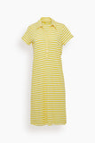 Basico Dress in Yellow Stripe