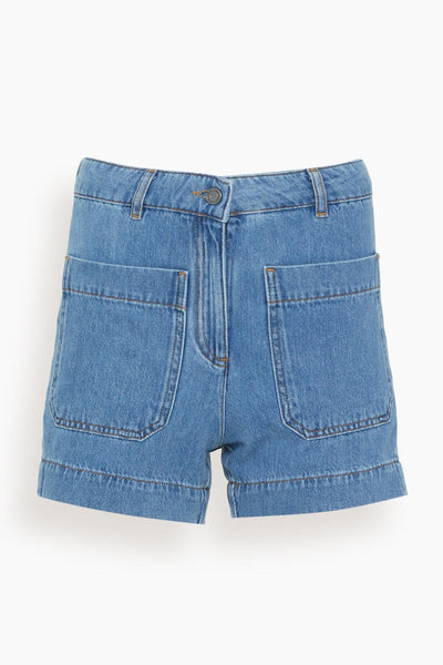 Telias Short in Indigo Clair