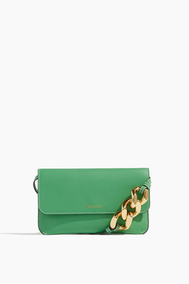 JW Anderson Cross Body Bags Chain Phone Pouch in Bright Green