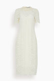 Paco Rabanne Dresses Robe Mid Length Dress in Ivory