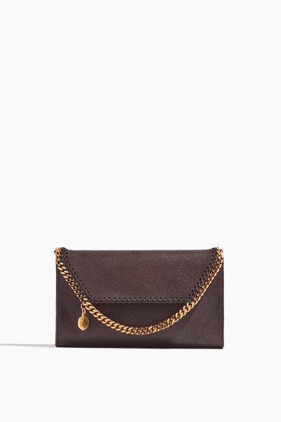 Falabella Mini Shoulder Bag in Chocolate Brown