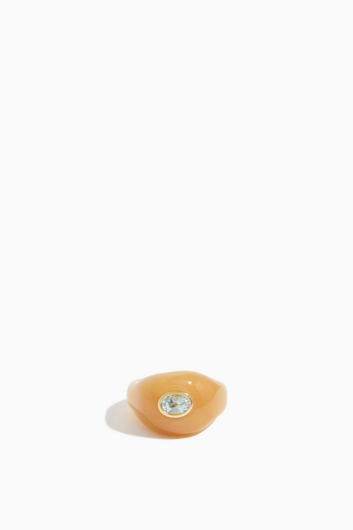 Lizzie Fortunato Rings Monument Ring in Dark Yellow