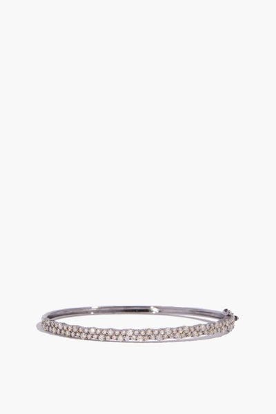 Wavy Bangle in Sterling