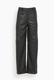 Loulou Studio Pants Noro Leather Pants in Black