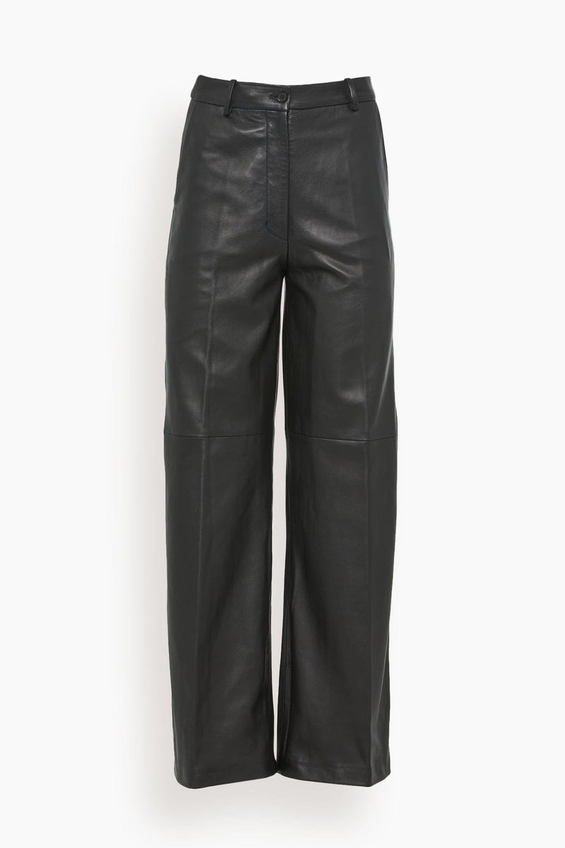 Loulou Studio Noro Leather Pants in Black – Hampden Clothing