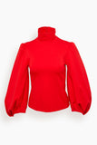 Dorothee Schumacher Tops Emotional Essence Blouse in Deep Red Dorothee Schumacher Dorothee Schumacher Emotional Essence Blouse in Deep Red