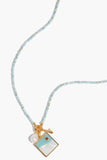 Lizzie Fortunato Necklaces Lake Necklace in Light Blue