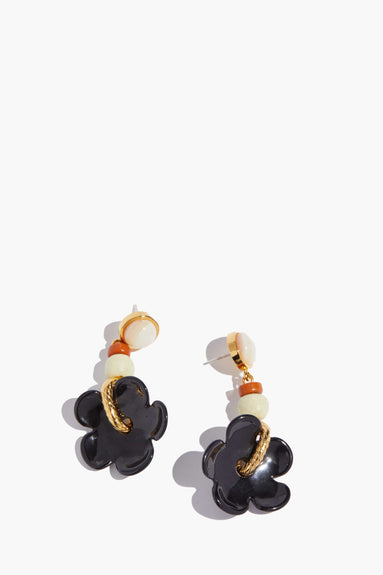 Lizzie Fortunato Earrings Mistflower Earrings in Black Multi