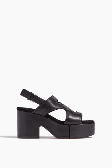 Clergerie Sandals Clint Heeled Sandal in Black
