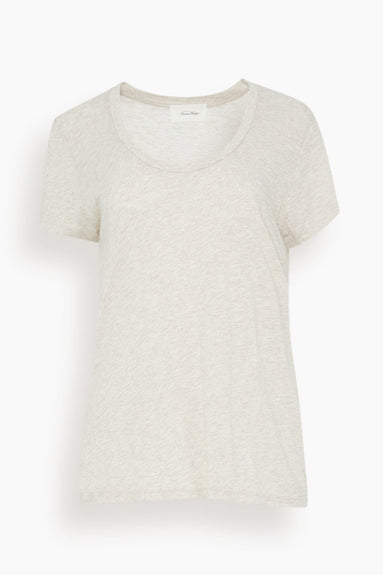 American Vintage Tops Jacksonville Shirt in Creme Chine